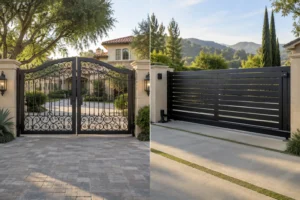 Swing Gate vs Sliding Gate Calabasas