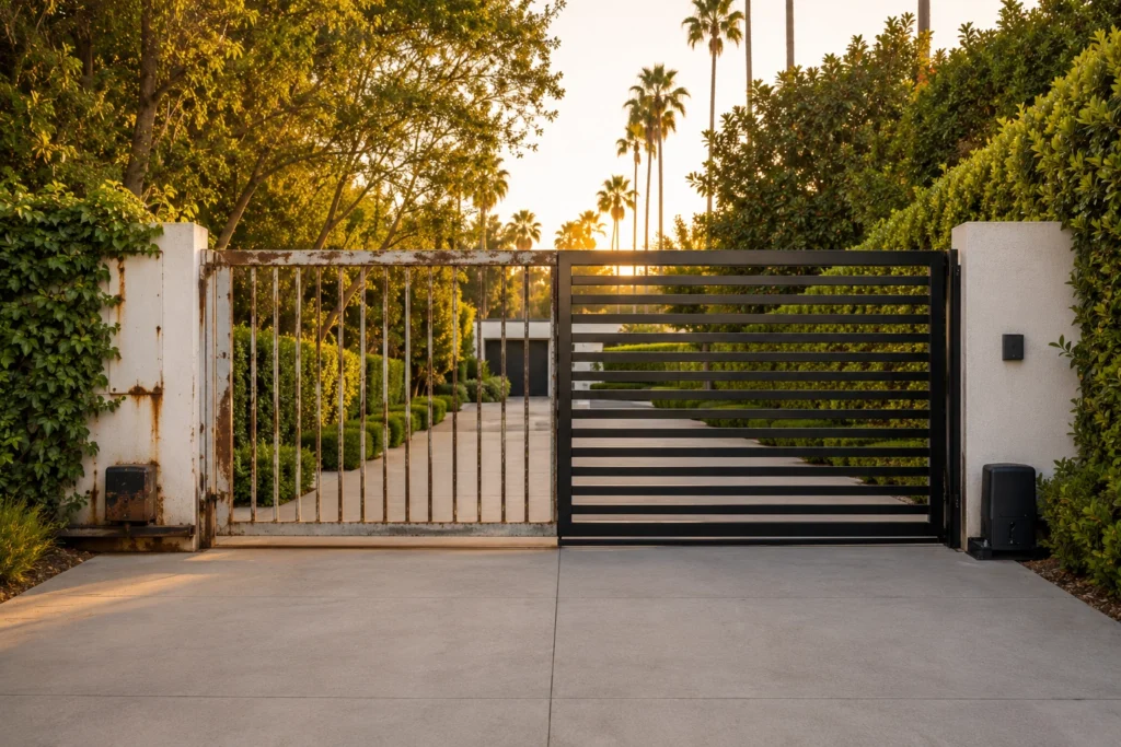 gate repair vs gate replacement Los Angeles