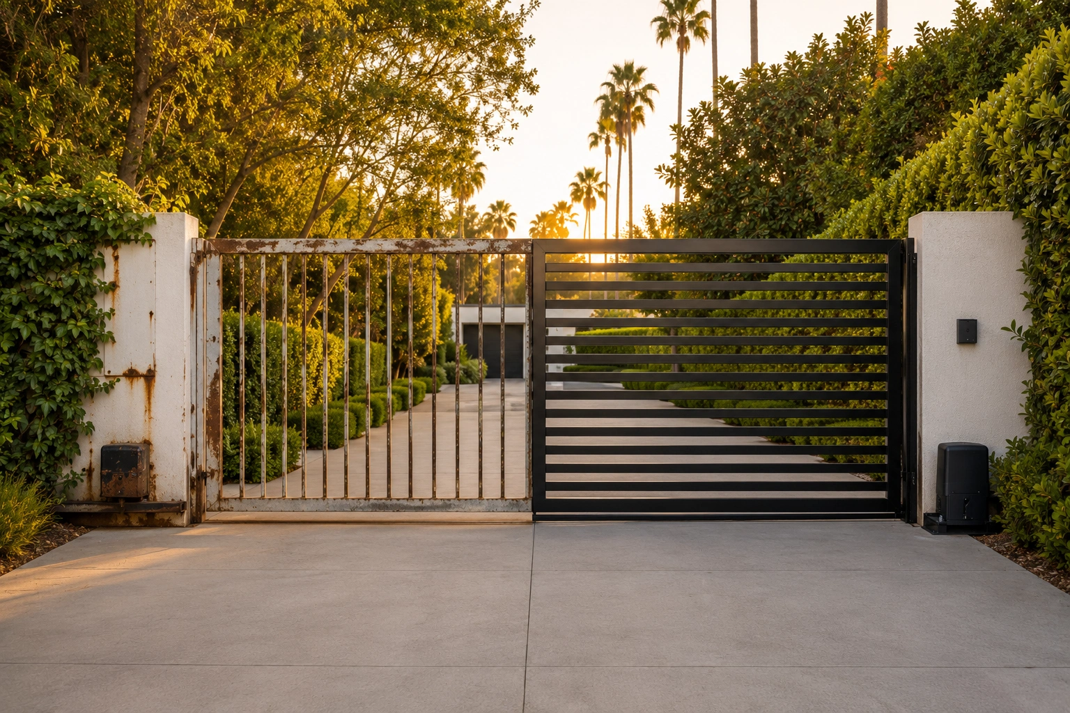 gate repair vs gate replacement Los Angeles