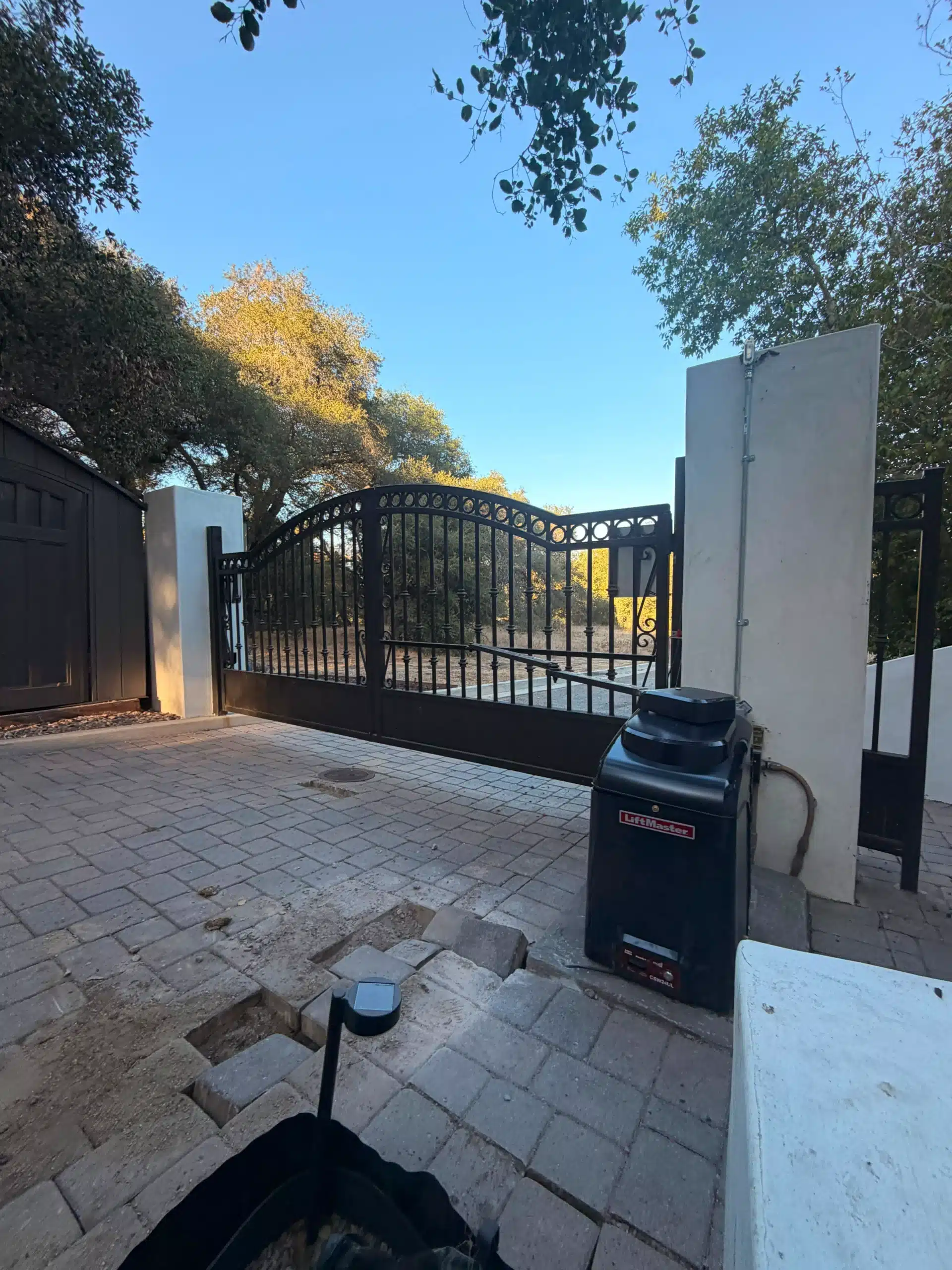 Garage door repair Newport Beach technician working on a residential garage door